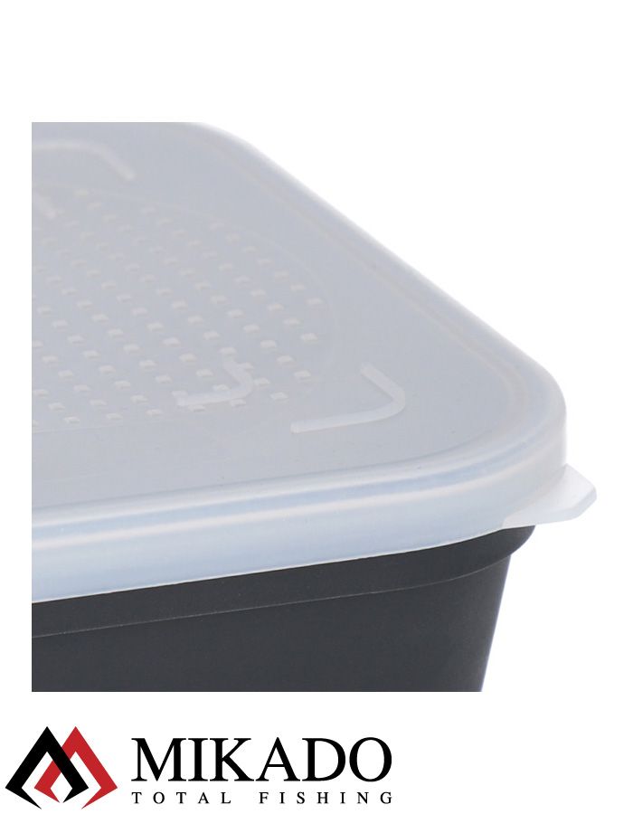 Контейнер для насадки Mikado UAC-G007 (16,5 x 16,5 x 5,5 см.) чёрная