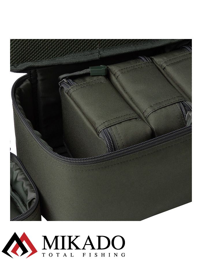 Сумка для карповых аксессуаров Mikado ENCLAVE UWF-022 (25 x 16 x 12 см.) темно-зеленая