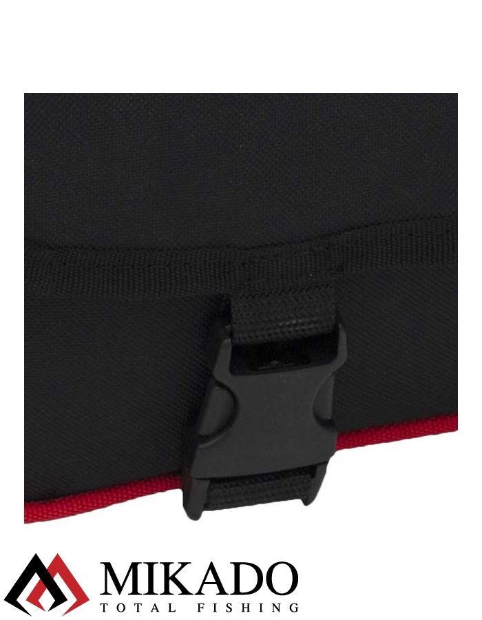 Сумка рыболовная Mikado UWI-014 (49 x 16 x 26 см.) черно-серая