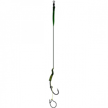 Крючки с поводками Mikado Carp Fine Line P11 "MAGGOT RIG" № 6 / 15 lbs / 23 см.  ( 2 шт.)
